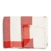 Sale Daylesford Organic Abbey Stripe Blanket Fox Red