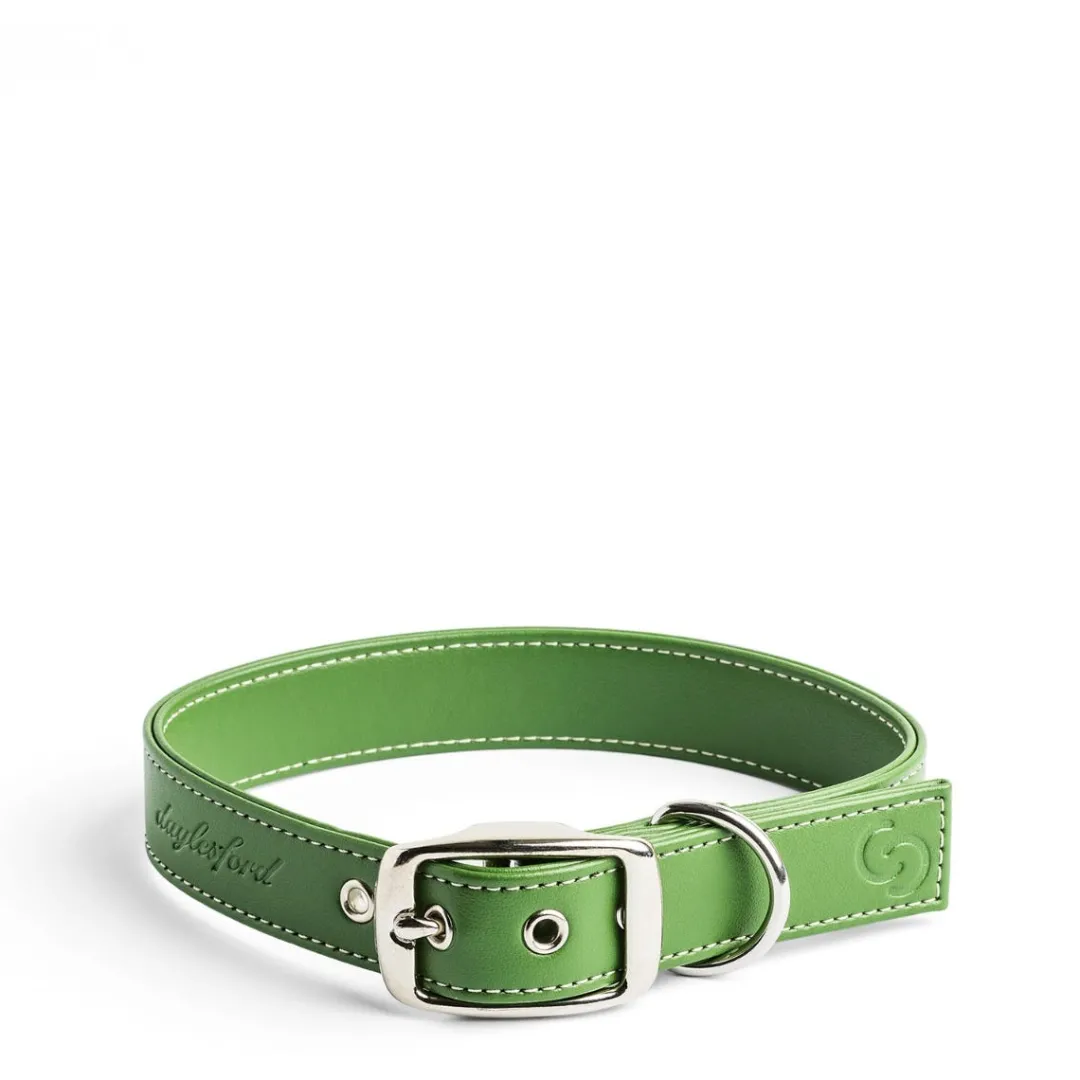 Flash Sale Daylesford Organic Apple Leather Collar Green