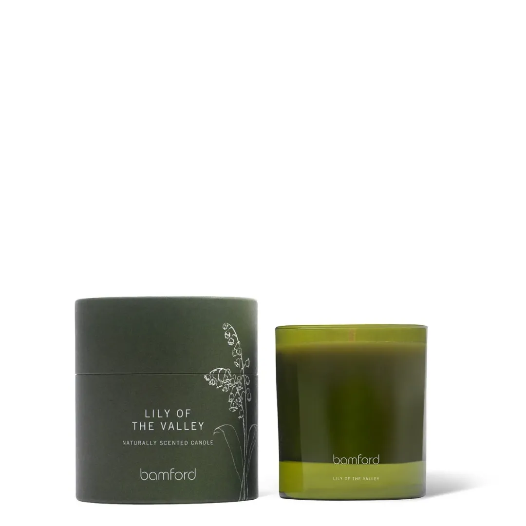 New Daylesford Organic Bamford Lily of the Valley Flora Candle Large