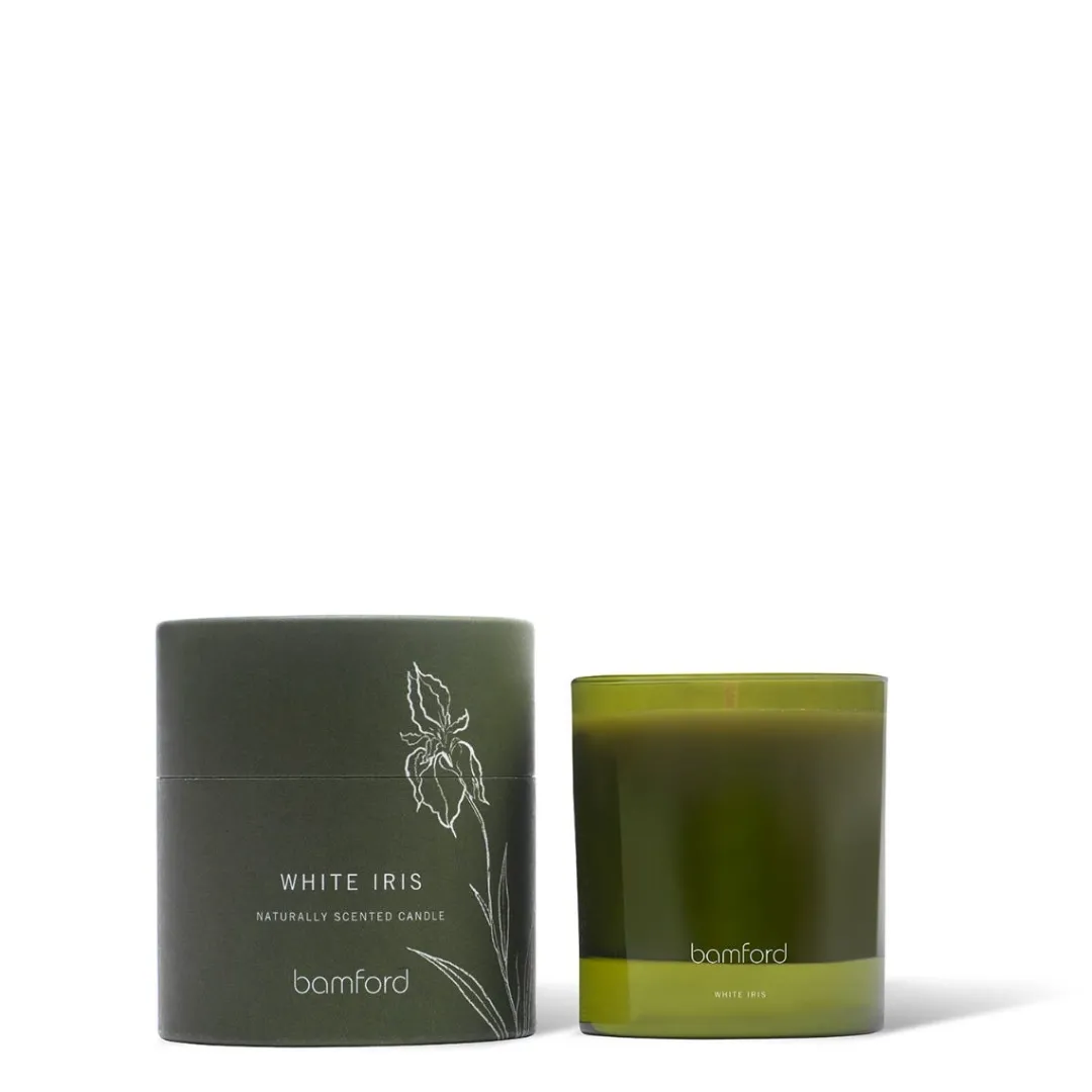 Store Daylesford Organic Bamford White Iris Flora Candle Large