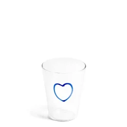 New Daylesford Organic Blue Heart Glass