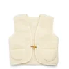 Best Daylesford Organic Childrens Gilet Natural Wool