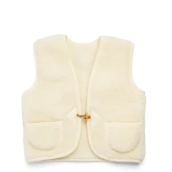 Best Daylesford Organic Childrens Gilet Natural Wool