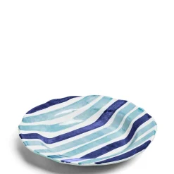 New Daylesford Organic Circus Stripe Blue Large Bowl