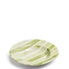 Cheap Daylesford Organic Circus Stripe Green Shallow Bowl