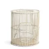 Sale Daylesford Organic Cove Candle Holder White Wash Large
