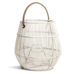 Outlet Daylesford Organic Cove Lantern White Wash Large