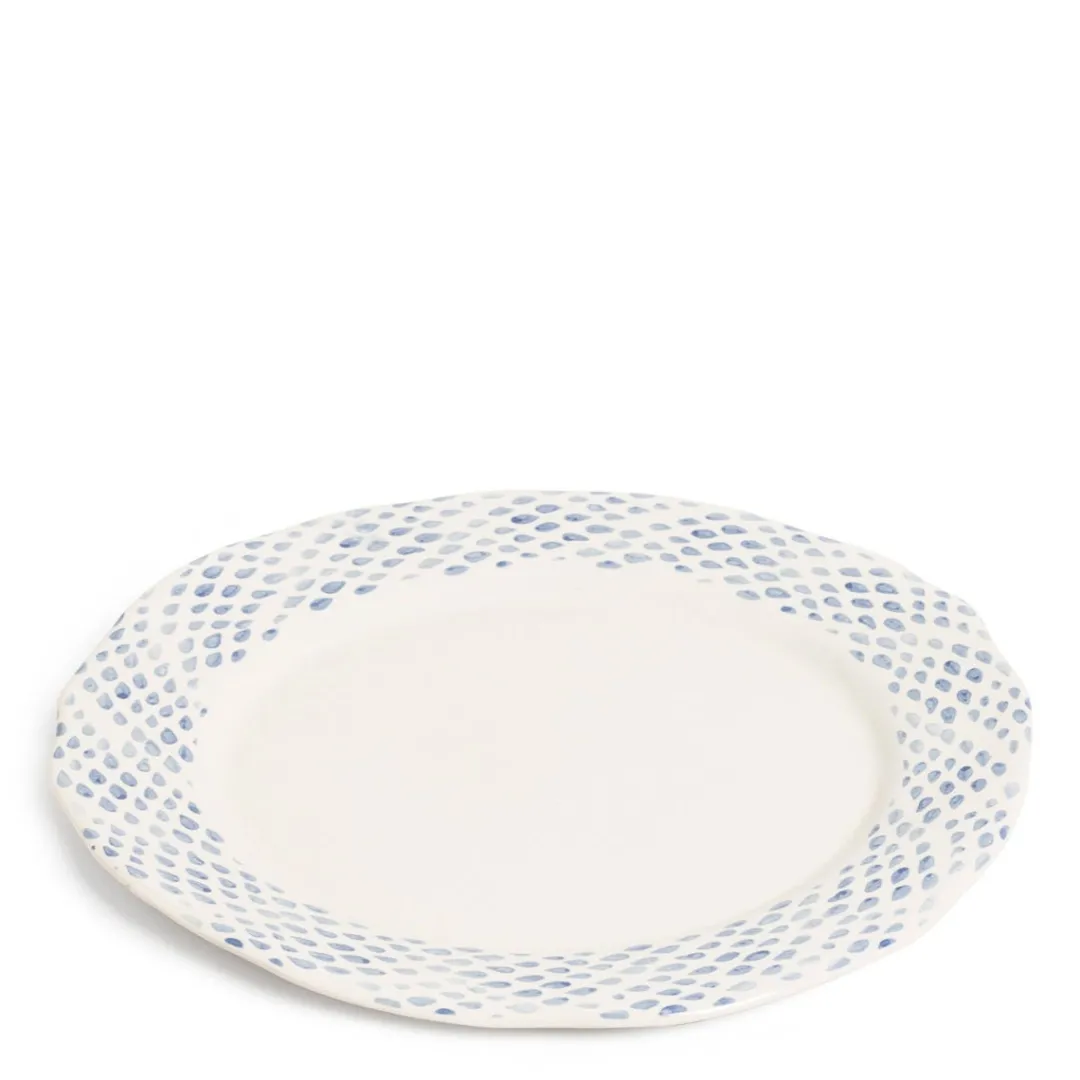 Store Daylesford Organic Dot Charger Blue