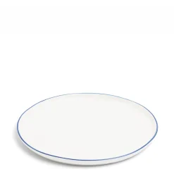 New Daylesford Organic Edge Dinner Plate Blue