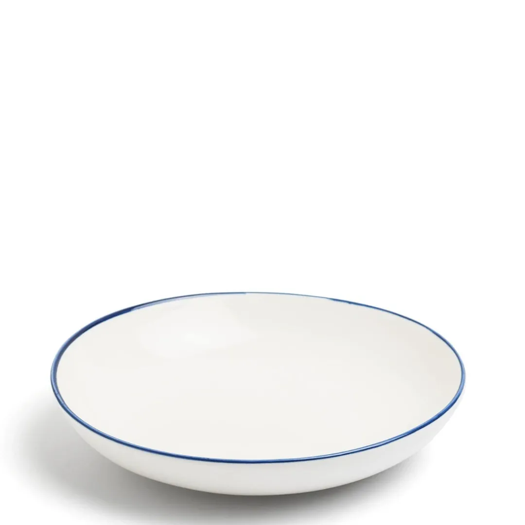 Hot Daylesford Organic Edge Soup Plate Blue