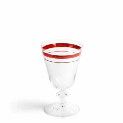 Store Daylesford Organic Fine Stripes Wine Glass Claret