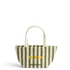 Hot Daylesford Organic Fresh Stripe Mini Bag Green