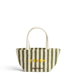 Hot Daylesford Organic Fresh Stripe Mini Bag Green
