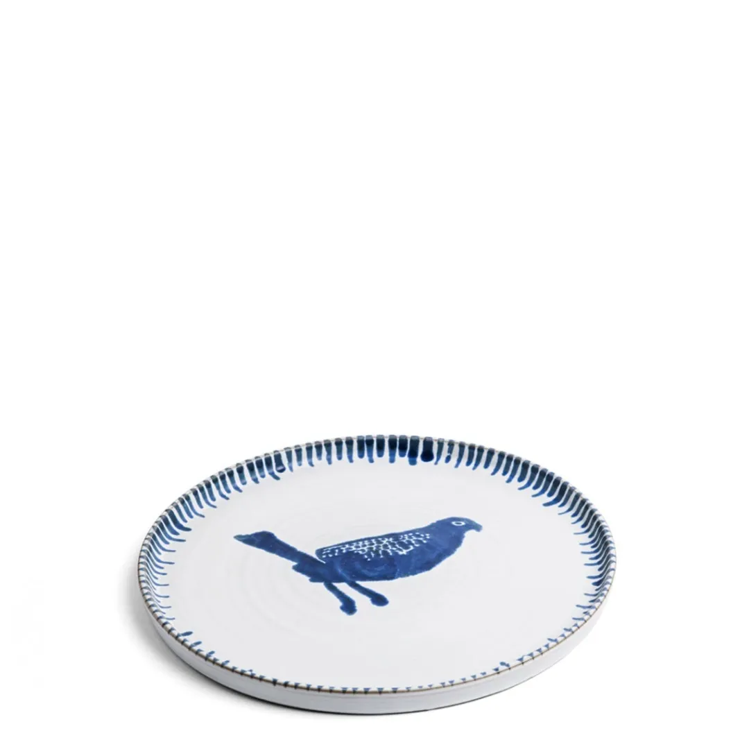 Online Daylesford Organic Galley Blue Skylark Side Plate