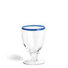Flash Sale Daylesford Organic Idbury Wine Glass Blue Rim