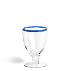 Flash Sale Daylesford Organic Idbury Wine Glass Blue Rim