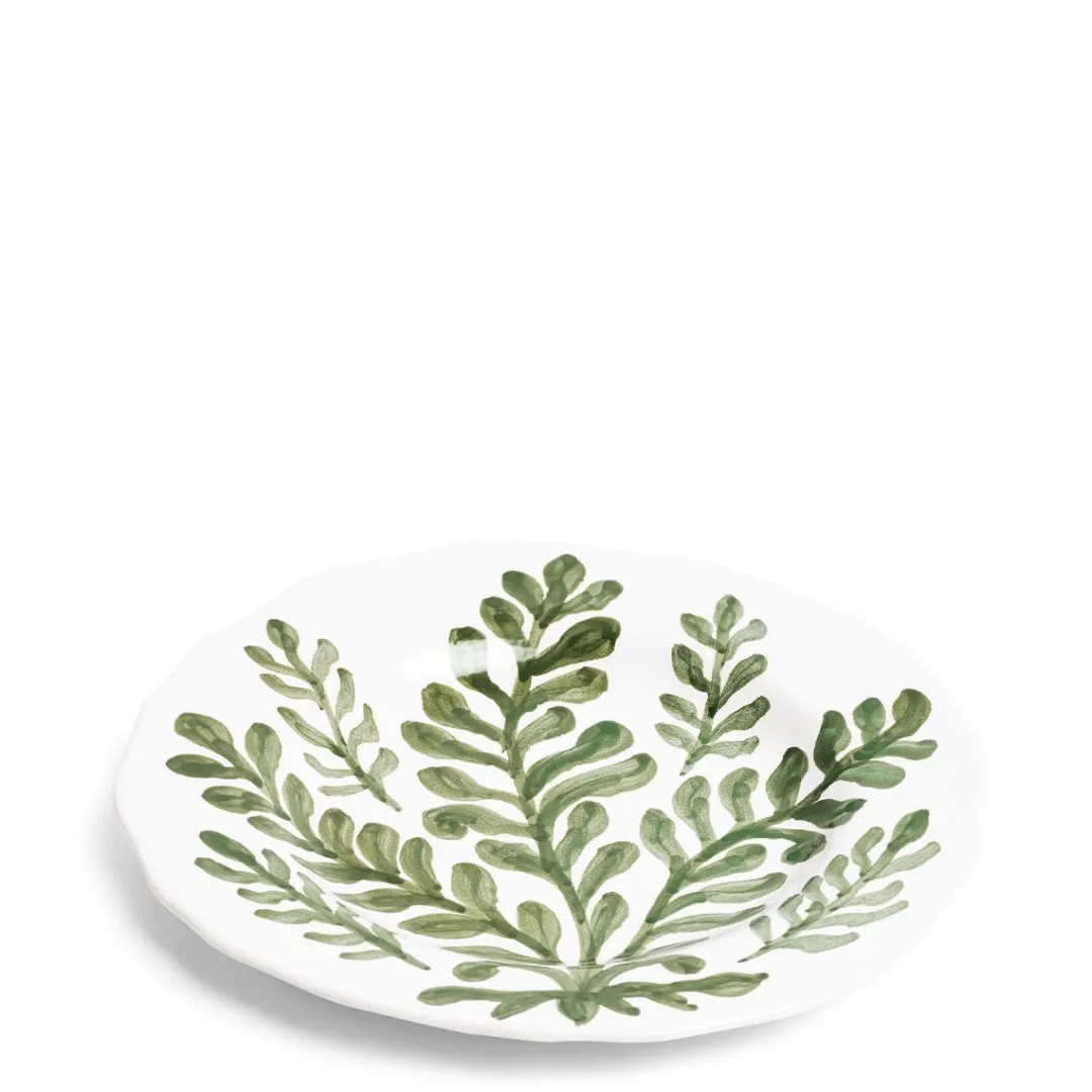 Store Daylesford Organic Leaf Dinner Plate Green