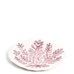 Best Daylesford Organic Leaf Dinner Plate Pink