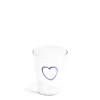 Store Daylesford Organic Lilac Heart Glass