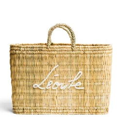 New Daylesford Organic Léoube White Basket Bag