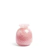 Outlet Daylesford Organic Miro Pink Spiral Stripe Vase