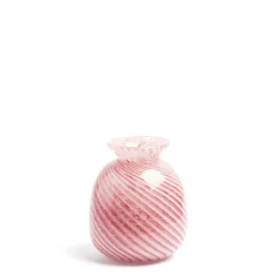 Outlet Daylesford Organic Miro Pink Spiral Stripe Vase