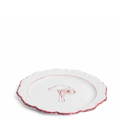 Online Daylesford Organic Mushroom Field Plate Claret