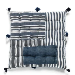 Online Daylesford Organic Nila Dhaba Blue Cushion