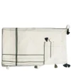 New Daylesford Organic Nila Margin Tablecloth Green