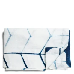 New Daylesford Organic Nila Shibori Tablecloth