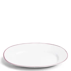 Sale Daylesford Organic Oddington Platter Oval Lilac Ceramic