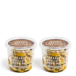 Online Daylesford Organic Organic Garlic & Herb Olives x2
