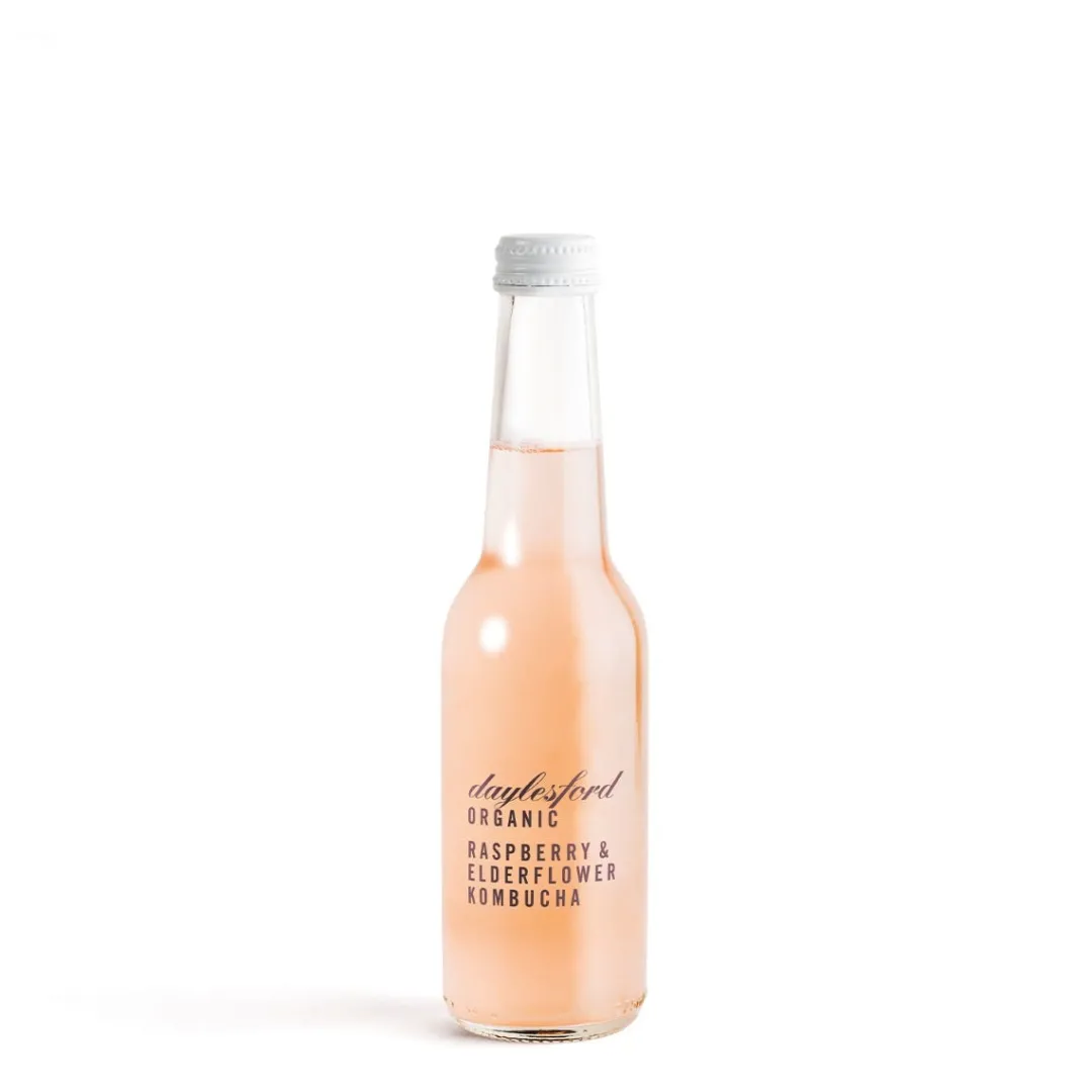 Hot Daylesford Organic Organic Raspberry & Elderflower Kombucha