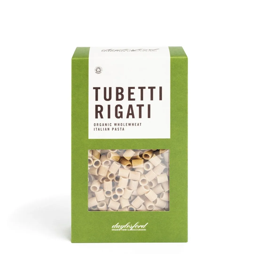 Store Daylesford Organic Organic Tubetti Rigati Whole Wheat Italian Pasta