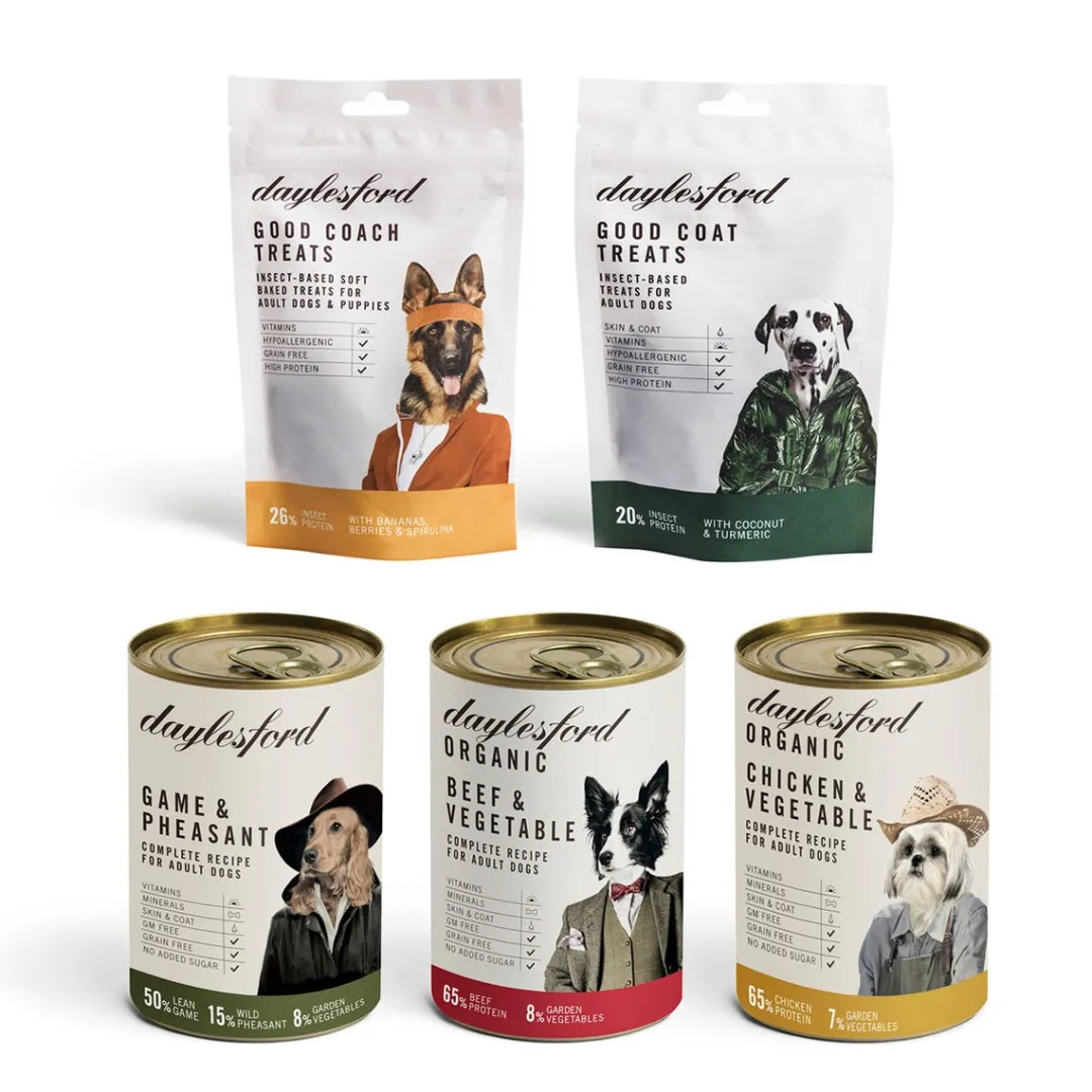 Hot Daylesford Organic Pet Food Sample Selection