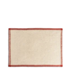 Best Sale Daylesford Organic Portobello Tea Towel Red