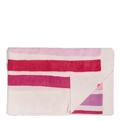 Discount Daylesford Organic Rigato Tablecloth Pink