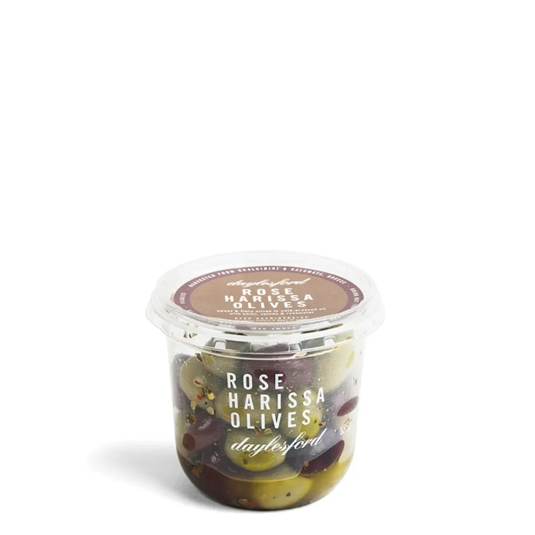 Cheap Daylesford Organic Rose Harissa Olives