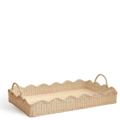 Store Daylesford Organic Scalloped Tray Rattan