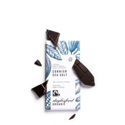 Hot Daylesford Organic Single Origin Dark Chocolate Cornish Sea Salt Bar