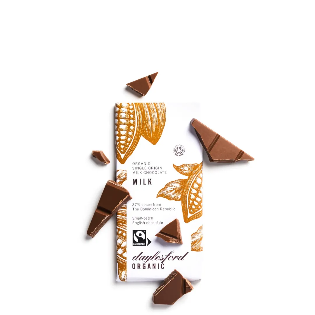 Sale Daylesford Organic Single Origin Milk Chocolate Bar
