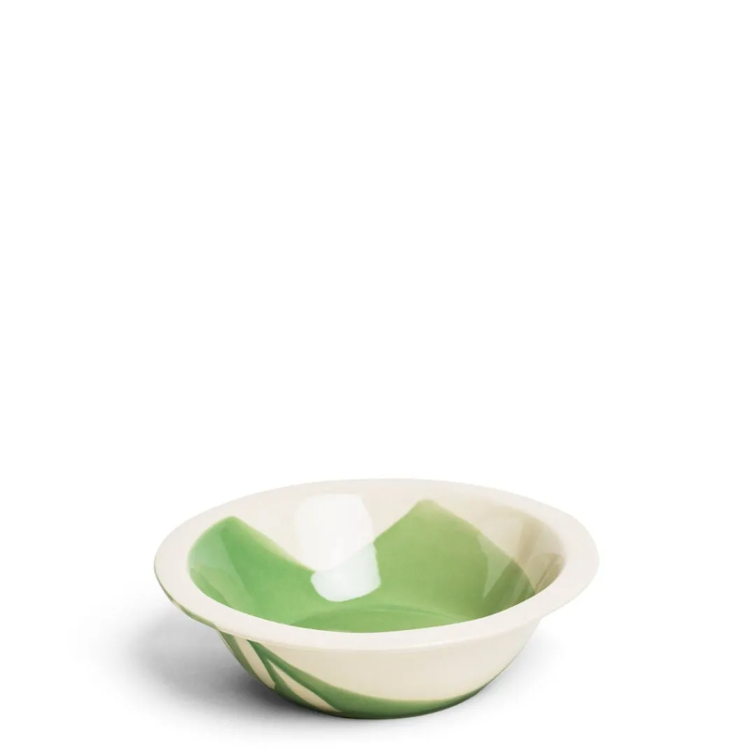 Clearance Daylesford Organic Slip Green Soup Bowl