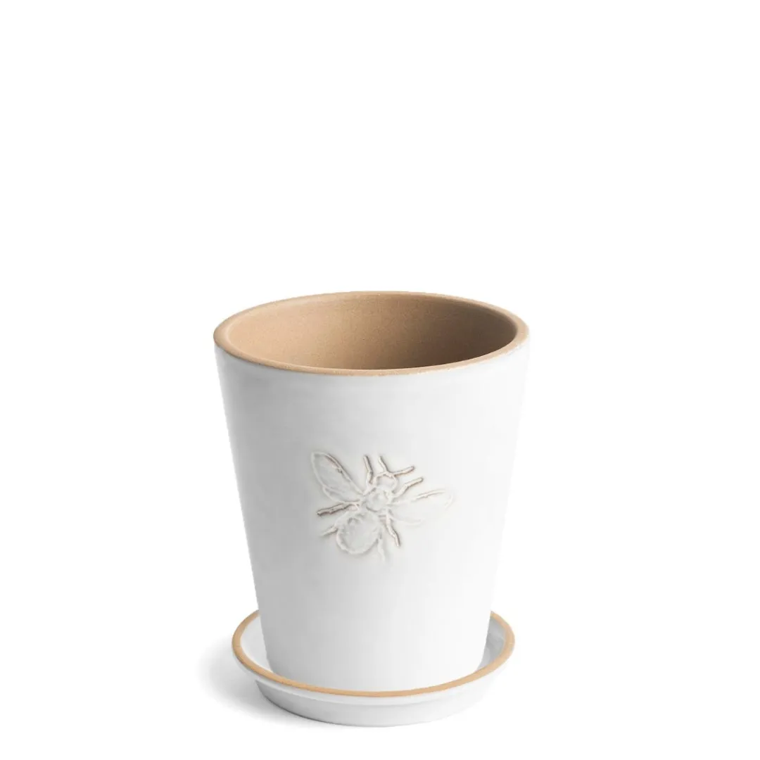 Online Daylesford Organic Small Lucas Bee Planter With Saucer