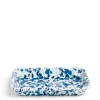 Hot Daylesford Organic Spaltter Large Rectangular Dish Blue Enamel
