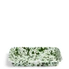 Flash Sale Daylesford Organic Splatter Large Rectangular Dish Green Enamel