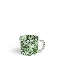 Clearance Daylesford Organic Splatter Mug Green Enamel