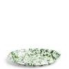 Discount Daylesford Organic Splatter Oval Dish Green Enamel