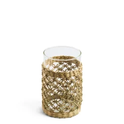 Outlet Daylesford Organic Weave Glass Lantern Small