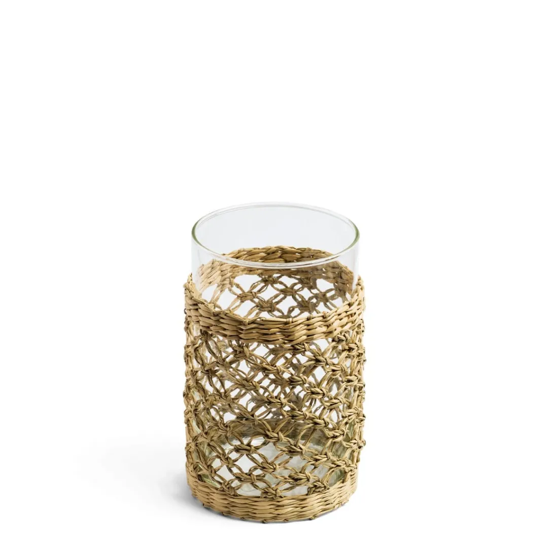 Outlet Daylesford Organic Weave Glass Lantern Small