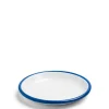 Sale Daylesford Organic White & Blue Enamel Plate Small